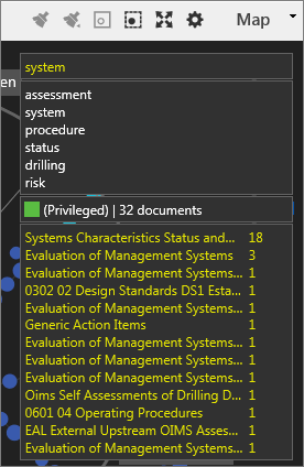 Cluster tooltip
