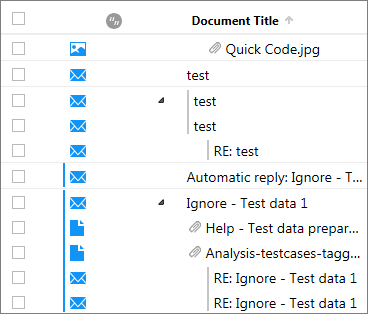 Example showing various threading elements